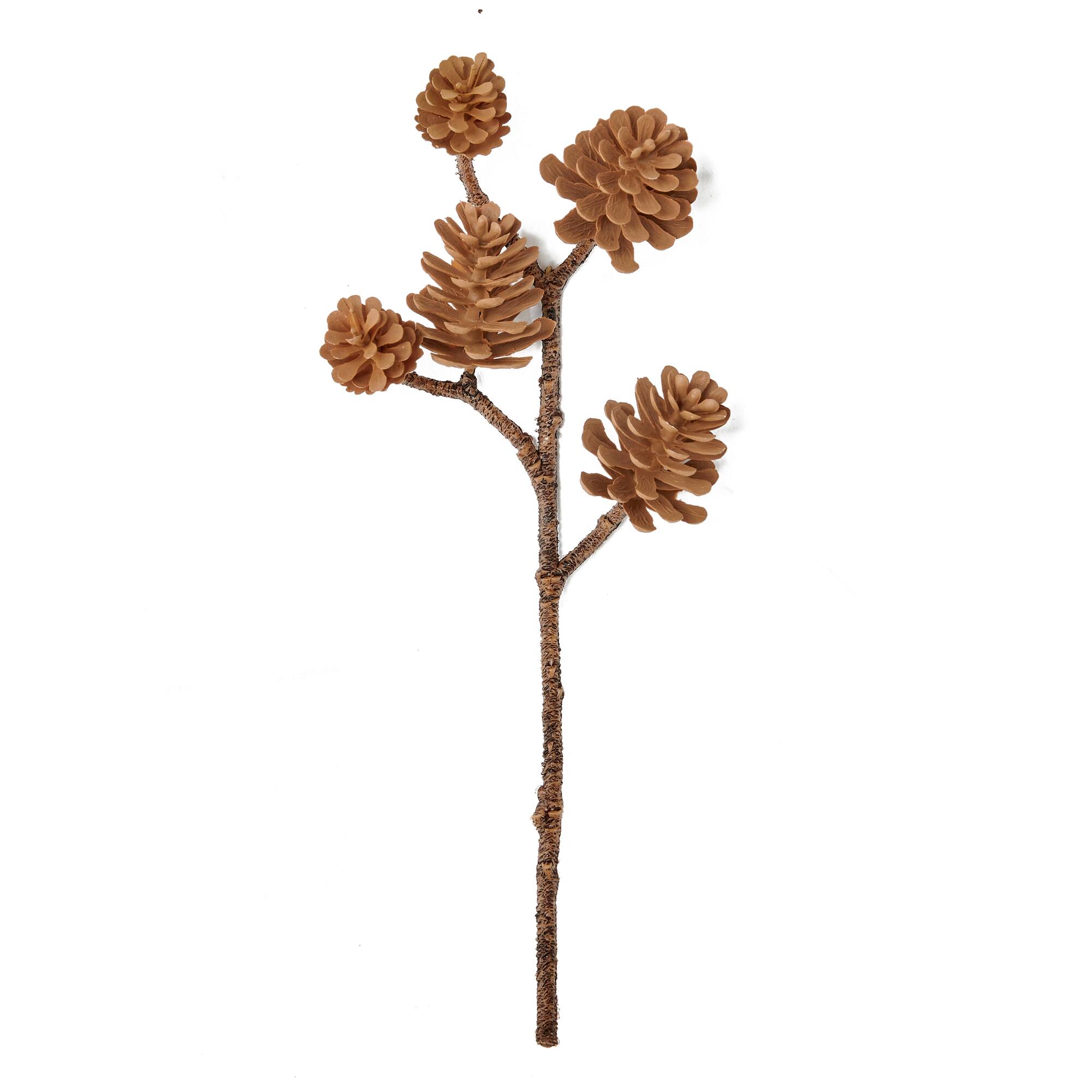 10" Christmas Faux Pinecone Picks, 12ct.